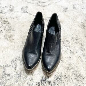 Very Volatile LA Black Boots ankle booties Leather Size 8